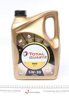 Олива моторна Quartz Ineo MC3 5W30 (5 Liter) TOTAL 213698