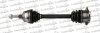 Піввісь лів (з ABS L=515mm 38 зуб. GALAXY I 2.0 i 95-06, GALAXY I 2.3 16V 97-06, SEAT ALHAMBRA 2.0 TRAKMOTIVE 30-0427 (фото 1)