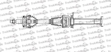 Полуось прав. 857мм 38/26 зуб MULTIVAN V 2.0 TDI 09-15, TRANSPORTER V 2.0 03-15 TRAKMOTIVE 30-1099