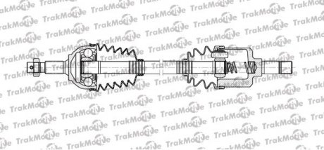 Полуось лів. L=693mm, 28/37 зуб. C5 III 2.0 HDi 140 08-, JUMPY 2.0 HDi 140 07-16, FIAT SCUDO 2.0 D TRAKMOTIVE 30-1109