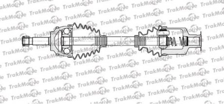 Полуось прав. L=725mm 21/23 зуб. CLIO II 1.2 98-10, CLIO II 1.5 dCi 01-09, KANGOO 1.2 01-, KANGOO TRAKMOTIVE 30-1114