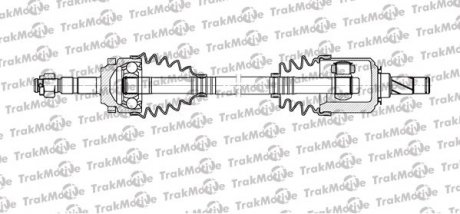 Піввісь Opel Corsa 1.0/1.2 16V 00- (L) (22x22x584x29T) (+ABS) TRAKMOTIVE 301117 (фото 1)