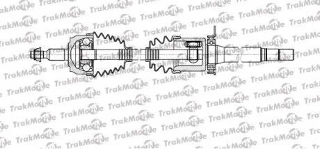 Полуось прав L=1026,5mm 38/37 зуб. MULTIVAN V 2.0 TDI 09-15, TRANSPORTER V 2.0 BiTDI 09-15 TRAKMOTIVE 30-1119