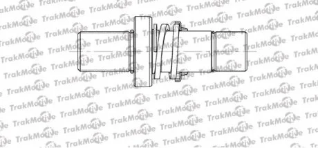Приводной вал L=144mm, 26/42 зуб. MULTIVAN V 1.9 TDI 06-09, Т5 2.0 TDI 10-15 TRAKMOTIVE 35-0007