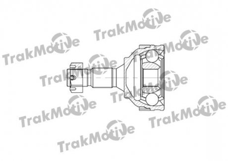 ШРКШ зовнішній 25/34 зуб. к-кт Berlingo 1.8,1.9D ABS 29-зуб. TRAKMOTIVE 40-0560