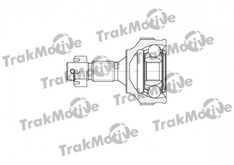 Шрус наружный к-кт с ABS 25/34 зуб.Berlingo 1.4i/1.6HDI,Peugeot 308 07- TRAKMOTIVE 40-0563