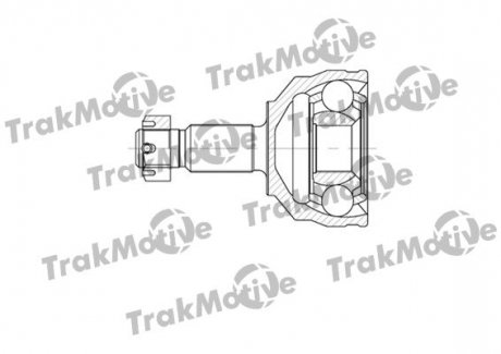 Шрус наружный к-кт с ABS 27/39 зуб. Jumpy,Fiat Scudo,Peugeot Expert 95- TRAKMOTIVE 40-0572