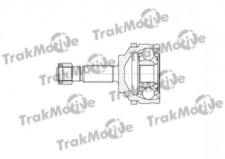 ШРУС Наружный к-кт с ABS 30/21 зуб. KUBISTAR Фургон (X76) 1.2 03-, RENAULT CLIO II (BB_, CB_) 1.2 9 TRAKMOTIVE 40-0599