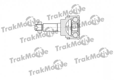 ШРУС наружный с ABS 19/23 зуб. IGNIS I (FH) 1.3 00-03 TRAKMOTIVE 40-0607