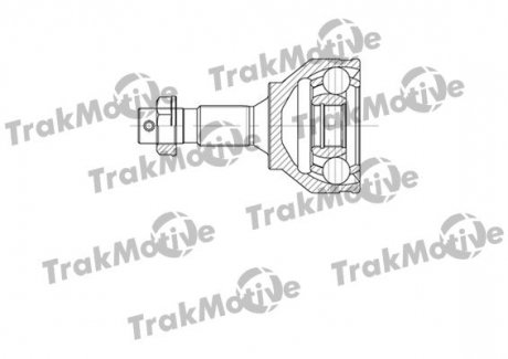 Шрус наружный к-кт 26/25 зуб. C5 I 2.0 HDi 01-04, C5 II 2.0 HDi 04- TRAKMOTIVE 40-0658