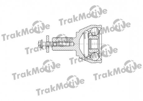 ШРКШ зовнішній к-кт 40/28 зуб.Galaxy,Mondeo IV,S-Max,Volvo S60/80 II,V60/70 TRAKMOTIVE 40-0665 (фото 1)