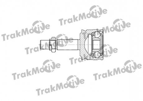 ШРКШ зовнішній к-кт 21/25 зуб. FORFOUR (454) 1.1 04-06 TRAKMOTIVE 40-0725