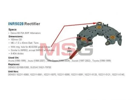 Діодний міст Transpo INR5028