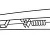 Щетка стеклоочистителя каркасная задняя 180mm (7\'\') ExactFit Rear Trico EX180 (фото 1)