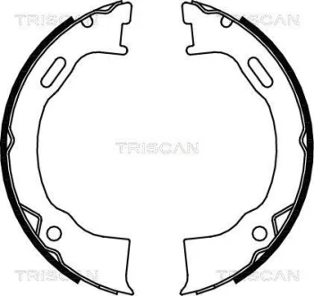 Гальмівні колодки ручного гальма TRISCAN 810080006