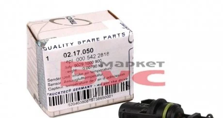 Фото датчик температури повітря для впускної трубки AUTOMOTIVE 02.17.050 TRUCKTEC 0217050 Датчик температури повітря для впускної трубки AUTOMOTIVE 02.17.050 TRUCKTEC 0217050