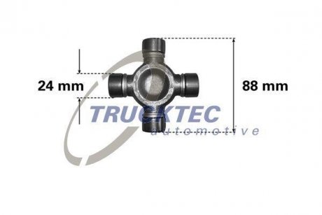 Крестовина, 24x88 TRUCKTEC 02.34.042