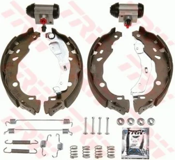 Фото 1 - комплект тормозов, барабанный тормозной механизм TRW BK1752 Комплект тормозов, барабанный тормозной механизм TRW BK1752 (фото 1)