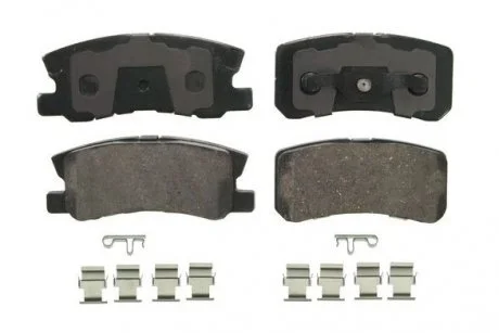 Колодки тормозные задние, дисковые (диск - 302 мм) TRW D868F