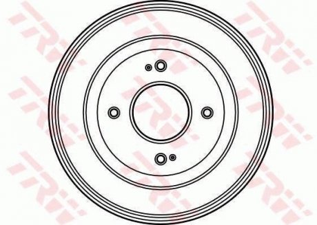 Тормозной барабан TRW DB4020