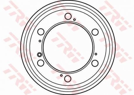 Тормозной барабан TRW DB4087