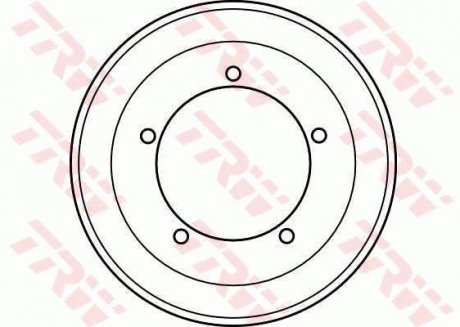 Гальмівний барабан TRW DB4166