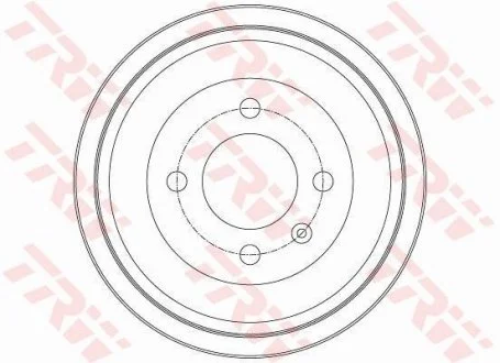 Гальмівний барабан задн SEAT MII, SKODA CITIGO, E-CITIGO, VW LOAD UP, UP! 1.0/1.0CNG/Electric 08.11- (LUCAS) TRW DB4425