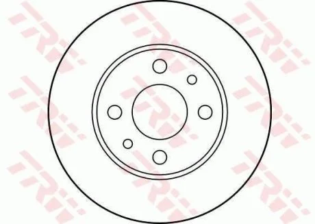 Тормозной диск TRW DF1791