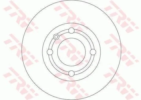 Диск гальмівний TRW DF4062