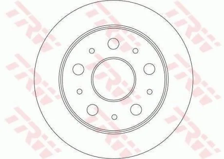 Фото диск тормозной TRW DF4245 Диск тормозной TRW DF4245