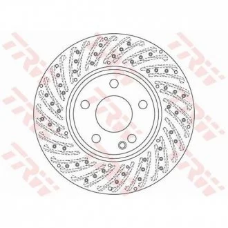 Тормозной диск TRW DF6262S