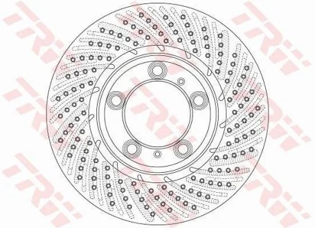 Гальмівний диск TRW DF6267S