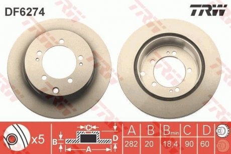 (LUCAS) TRW DF6274 (фото 1)