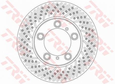 Диск тормозной TRW DF6413S