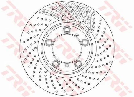 Тормозной диск TRW DF6464S