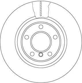 Тормозной диск двухсекционный TRW DF6616S