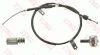 Трос стояночного гальма задн Прав (1487мм/1246мм, гальма: барабан) KIA PICANTO I 1.0-1.1LPG 04.04-09.11 (LUCAS) TRW GCH670 (фото 1)