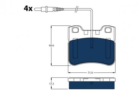 (LUCAS) TRW GDB1031BTE (фото 1)