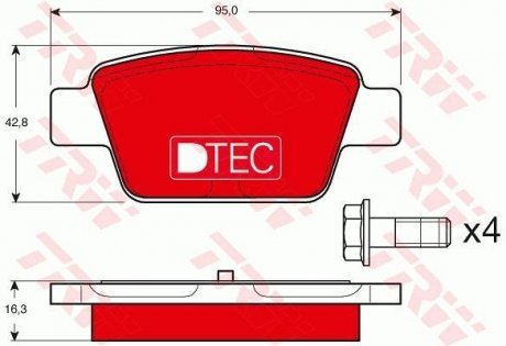 (LUCAS) TRW GDB1485DTE (фото 1)