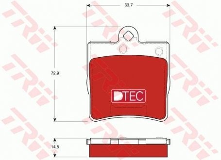 (LUCAS) TRW GDB1545DTE (фото 1)