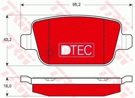 (LUCAS) TRW GDB1732DTE (фото 1)