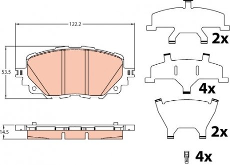 (LUCAS) TRW GDB2200 (фото 1)