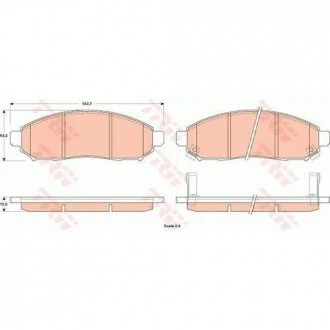 Тормозные колодки TRW GDB3520