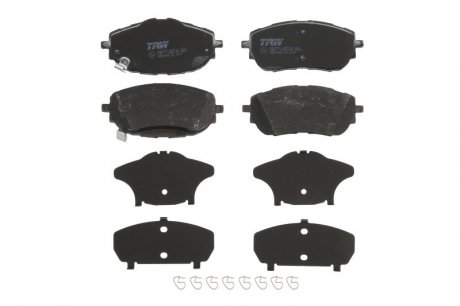 Колодки тормозные дисковые передние Toyota Auris (12-), Corolla (13-) TRW GDB3598