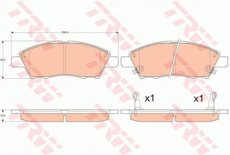 (LUCAS) TRW GDB3613 (фото 1)