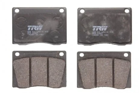 Тормозные колодки, дисковые TRW GDB531