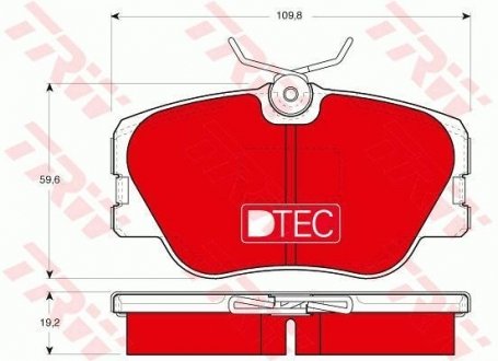 (LUCAS) TRW GDB818DTE (фото 1)