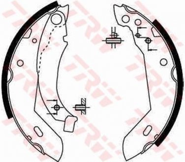 Колодки тормозные TRW GS8158