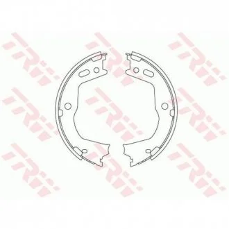 Колодки тормозные стояночного тормоза Hyundai Santa Fe (12-) TRW GS8803
