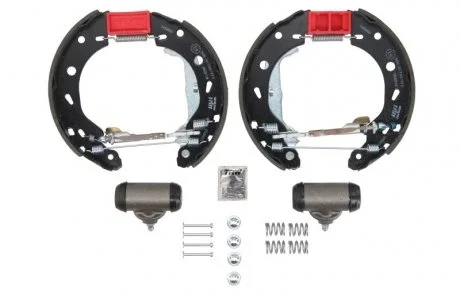 Фото комплект бараб.колодки+циліндр TRW GSK1559 Комплект бараб.колодки+циліндр TRW GSK1559